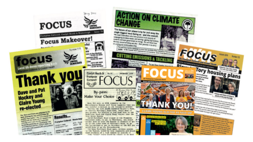 Focus Newsletters through the years