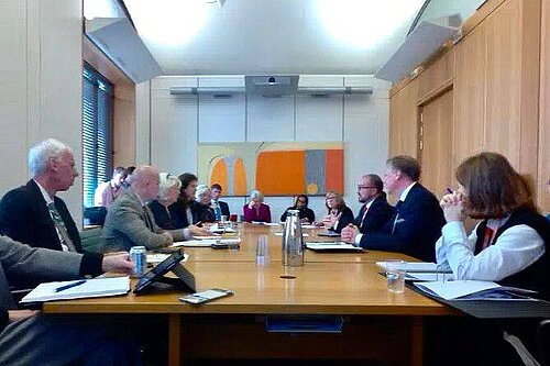 Claire Young and Liberal Democrats meet with FirstPort executives