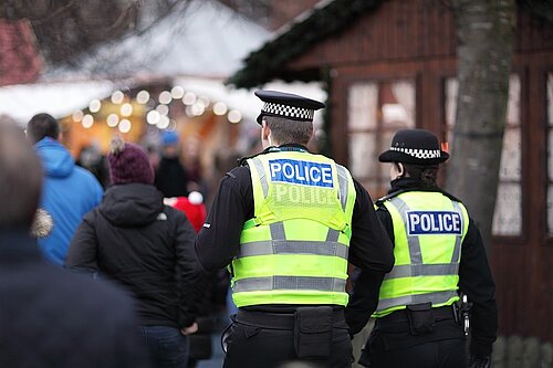 Two police officers.