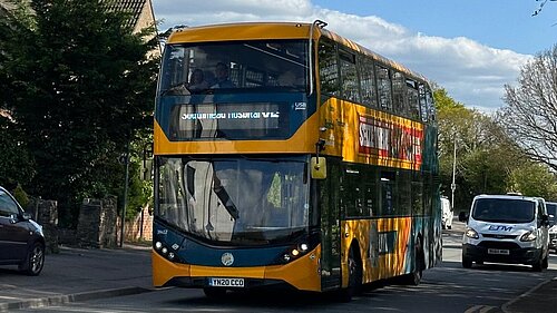 The Y6 Bus in Frampton Cotterell