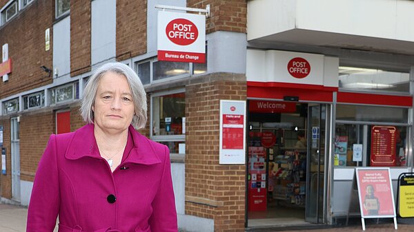 Claire Young at Yate Post Office