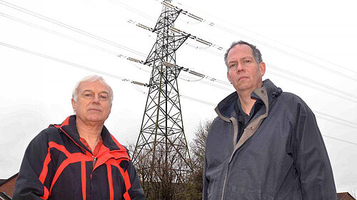 Eyesore pylons in Yate