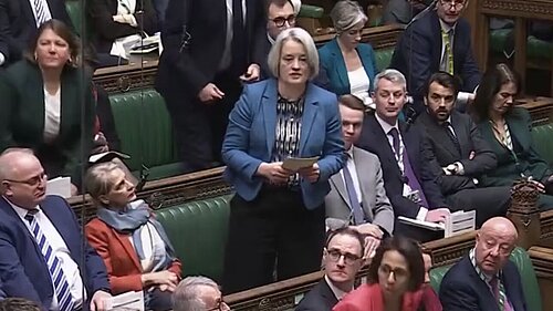 Claire Young at PMQs