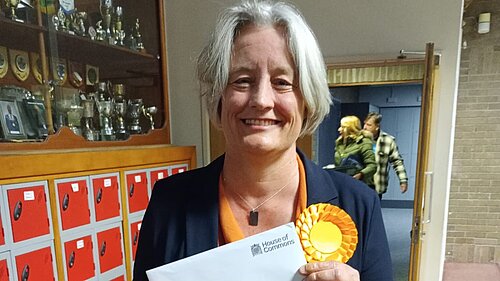 Claire at the Thornbury and Yate count